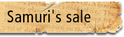 Samuri's sale